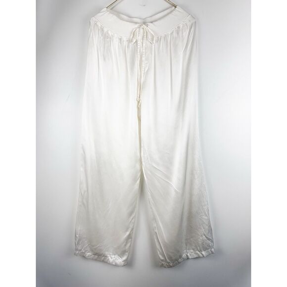 PJ Harlow Satin Pajama Set Women’s Sz L Jolie Bottoms/ Kiki Top sz L - Picture 5 of 8